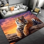 (6-40x120cm 16x47 tuumaa) 3D-tulostus Tiger Pattern Olohuone Matto Sohvapöytä Suurikokoinen Matot Keittiö Ovimatto Keittiö Eteinen Parveke matot