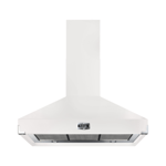 Falcon FHDSE1092WH/N Super Extract 1092 mm Wide Chimney Hood Icy White Nickel