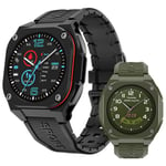 multisport B3 talk watch 1.28 AMOLED syke veren happi verenpaine kompassi vihreä tila