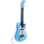 Jouet de guitare, Jouet de guitare électrique léger, Instrument de musique Cadeau musical pour enfants pour enfants(blue)