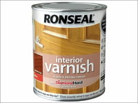 Ronseal - Interior Varnish Quick Dry Gloss Medium Oak 750ml