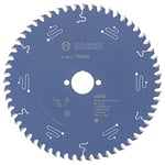 Bosch 2608644057 EXWOH 56 Tooth Top Precision Circular Saw Blade, 0 V, Blue