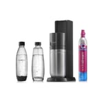 Hiilihapotuslaite SodaStream Duo Black + 2 pulloa