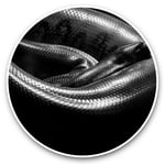 2 x Vinyl Stickers 30cm (bw) - Green Anaconda Snake  #42988