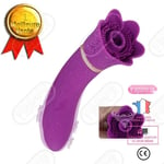 LSC® 10 frekvens sugande stark klitoris vibrator bröststimulering G-punkt kvinnor onani massage stick produkter p