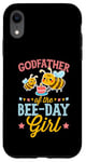 Coque pour iPhone XR Fête d'anniversaire sur le thème du parrain de l'abeille pour fille