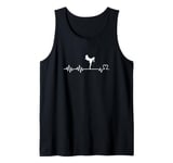 Kickboxing Heartbeat Women Karate Funny Kickboxer Tank Top