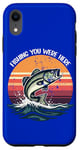 Coque pour iPhone XR Vintage Fishing You Were Here : des jeux de mots qui accrochent le cœur de papa