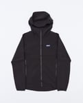 PATAGONIA M'S R1 TECHFACE HOODY BLACK Herr BLACK