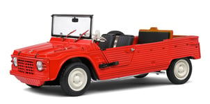 SOLIDO - Voiture de 1970 couleur rouge - CITROËN Méhari - 1/18 - SOL1808203