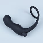 Vibrating Prostate Massager Anal Dildo Vibrator Butt Plug Sex Toy Cock Ring Male