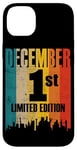 iPhone 14 Plus December 1 Limited Edition 1st Day Retro Vintage Birthday Case