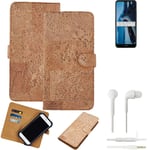 FOR Nokia C5 Endi SMARTPHONE CASE COVER WALLETCASE CORK