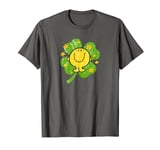 Mr. Men Mr. Happy St Patrick's Day Four Leaf Clover T-Shirt