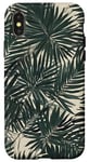 Coque pour iPhone X/XS Style bohème chic feuilles de palmier dans un motif tropical