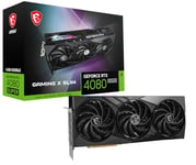 MSI Gaming RTX 4080 Super 16G Gaming X Slim Graphics Card (NVIDIA RTX 4080 Super, 256-Bit, Extreme Clock: 2625 MHz, 16GB GDRR6X 23 Gbps, HDMI/DP, Ada Lovelace Architecture)