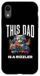 Coque pour iPhone XR This Dad Has Rizz Cool DJ Cat Rizzler Dad Father's Day 2024
