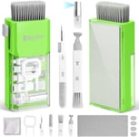 Kit De Nettoyage Pour Iphone Airpods Claviers Ordinateurs Et Tablettes,Nettoyeur D'Écran Multifonctionnel Pour Ecouteurs,Téléphones,Appareils Photo,Tout-En-Un Avec Brevet-Vert Clai[SMA072550]