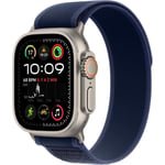 Apple Watch Ultra 2 GPS + Cellular - 49mm - Boîtier Natural Titanium - Bracelet Blue Trail Loop - M/L