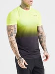 Muscle Fit Tee Yellow/Black (M)