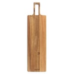 Salter BW13694EU7 Toronto Planche de service – Pelle à pizza en bois de 55 cm, grande planche à grêler, bois d’acacia certifié FSC®, palette à charcuterie rectangulaire avec poignée de service