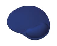 Trust Tappetino Per Mouse Con Poggiapolsi In Gel, Azzurro 20426-Trust