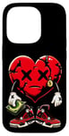 Coque pour iPhone 14 Pro 4 Red Thunder Tee Chaussures Heartbreak Cry Red Thunder 4s