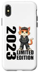 Coque pour iPhone X/XS Édition limitée 2023 Anniversaire 2023 Born 2023 Vintage