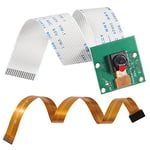 AOICRIE 5 Megapixels Raspberry Pi Camera Module 1080p OV5647 Sensor with FFC Flex Cable for Raspsberry Pi 4, Raspberry Pi 3 B+, Pi Zero W for Programing Projects (1 PCS)