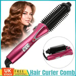 Foldable Volumizer Drier Comb Brush Heated Curler Straightener Hot Air Curly