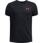 Under Armour Tech Textured Trenings T-skjorte Barn - Svart - str. 164 - 176