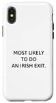 Coque pour iPhone X/XS Plus susceptible de faire une sortie irlandaise