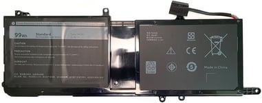 Batterie pour ordinateur portable 9NJM1 44T2R 546FF compatible avec Alienware 15 R3 R4 17 R4 R5 ALW17C D1748 D1758 D1848 D2738 D2748 Series (11.4V 99Wh).[G347]