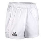 Rhino Auckland Short de Rugby, Mixte, SS01, Blanc, m