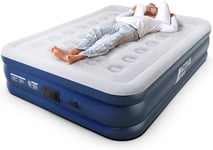 Active Era Premium King Size Air Bed with a Built-in Electric Pump King, Blue