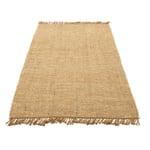 Tapis Déco en Tissu "Havana" 162x243cm Naturel