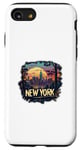 Coque pour iPhone SE (2020) / 7 / 8 Panorama urbain de New York, Big Apple, Manhattan, vacances touristiques