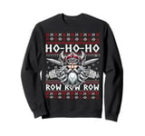 Viking christmas ugly xmas sweater jumper ho-ho-ho rowrowrow Sweatshirt