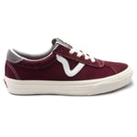 Vans Childrens Unisex Sport Trainers - Maroon Suede - Size UK 5.5 Infant