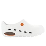 Oxypas Safety Jogger Sabot Léger Hommes et Femmes 35/36 EU - OXYVA - Sabots Antidérapants, Antibactériens, Antistatiques et Antifongiques, Chaussures de Sécurité, Blanc