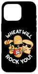 Coque pour iPhone 16 Pro Wheat Will Rock You Funny Food Jeu de mots