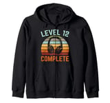 12th Birthday Video Gamer Level 12 Complete Zip Hoodie