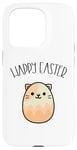 iPhone 15 Pro Funny Happy Easter Cat Egg Shaped Kawaii Otaku Anime Case