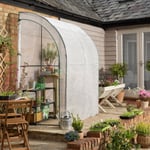 McGregor Garden Wall Leaning Transparent Greenhouse -6 x3 ft