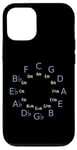 iPhone 12/12 Pro Circle Of Fifths/Fourths Music Theory Tool for Musicians Case