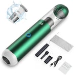 Minthouz 17000Pa Handheld Vacuum - 120W Rechargeable Cordless Car Vacuum Cleaner with LED/SOS Light for Car Home Keyboard