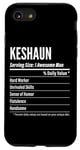 iPhone SE (2020) / 7 / 8 Keshaun Gift, Nutritional Facts Serving Size, Calories Case