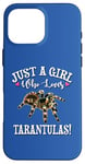 Coque pour iPhone 16 Pro Max Girl Who Loves Tarantula Lover