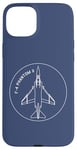 iPhone 15 Plus F-4 Phantom II American Jet Plane Badge Case