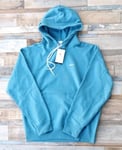 Nike Solo Swoosh Fleece Heavyweight Premium Hoodie - Mens Medium Loose Fit Aqua